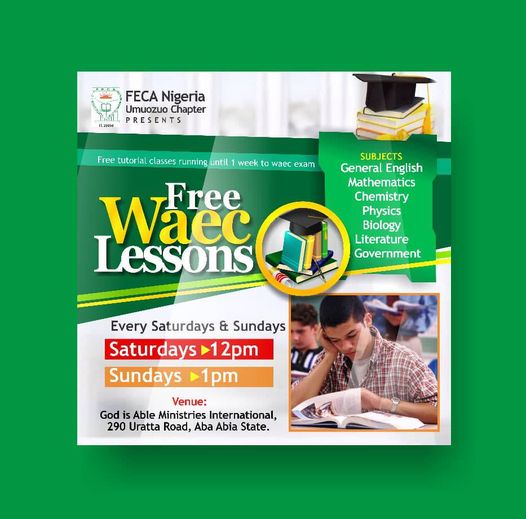 FECA Umuozuo organizes free 2022 WAEC lessons for Students